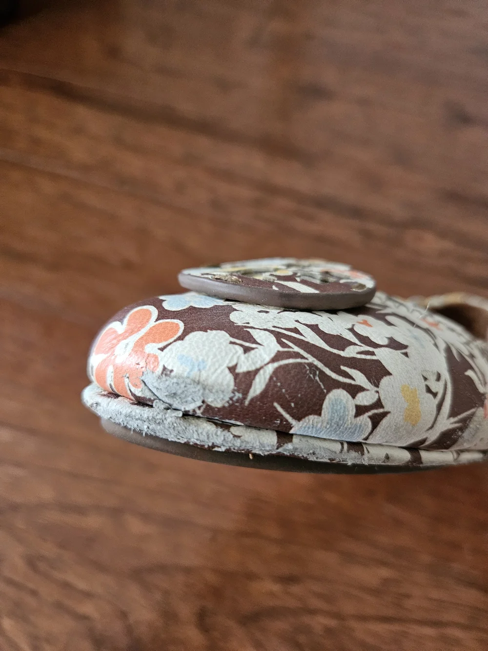 Tory Burch Floral Ballet Flats in Brown and Multi Size 8.5